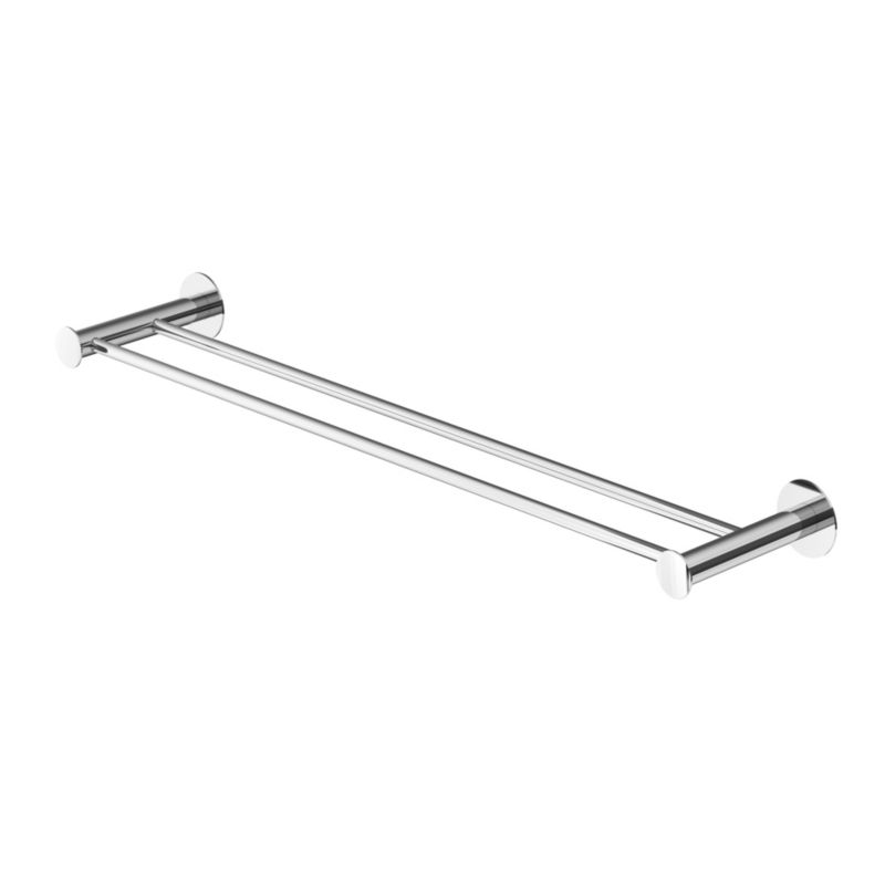 Wieszak podwójny na ręczniki GoodHome Cavally 60 cm chrom
