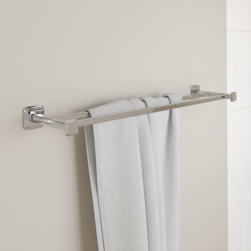 Wieszak podwójny na ręczniki GoodHome Teesta 60 cm chrom