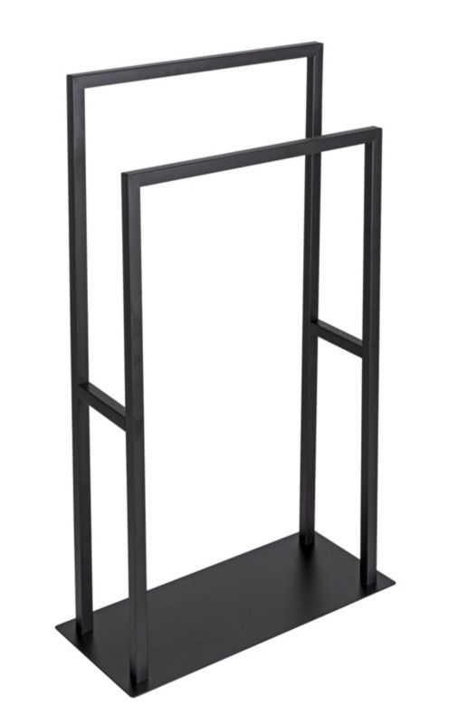 Wieszak stojący Wenko Rivalta czarny stal nierdzewna 80 cm 1 szt.