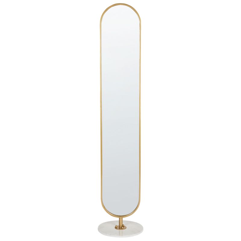 Wieszak z lustrem Moody 170 cm Metal Złoty 1 szt.