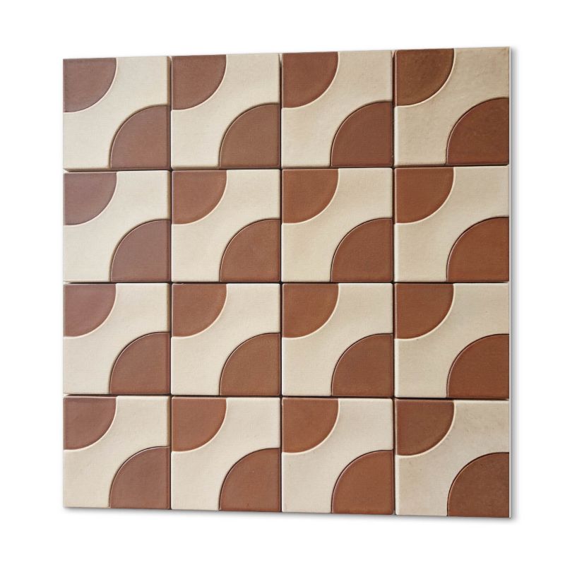 Winylowe Kafelki Samoprzylepne ArtPrintCave 20x20 cm Geometryczne płytki w wzory 20 szt.