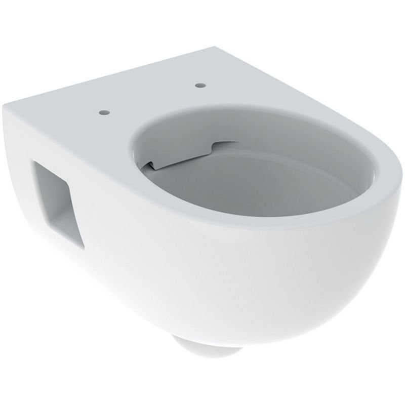 Geberit Selnova Premium závěsná WC mísa s trychtýřem, částečně skryté upevnění, Rimfree.