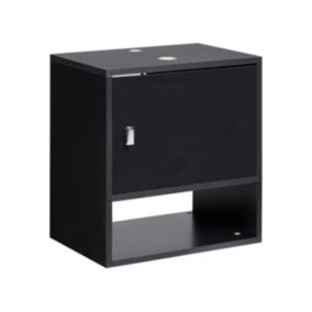 Wisząca szafka pod umywalkę Limeria 45 cm Czarny 1 szt.