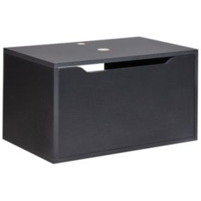 Wisząca szafka pod umywalkę Petrolina 60 cm Czarny 1 szt.