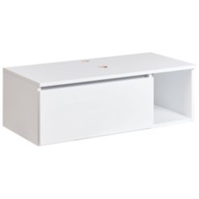 Wisząca szafka pod umywalkę Rupanco 80 cm Biały 1 szt.