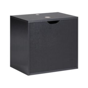 Wisząca szafka pod umywalkę Suzano 45 cm Czarny 1 szt.