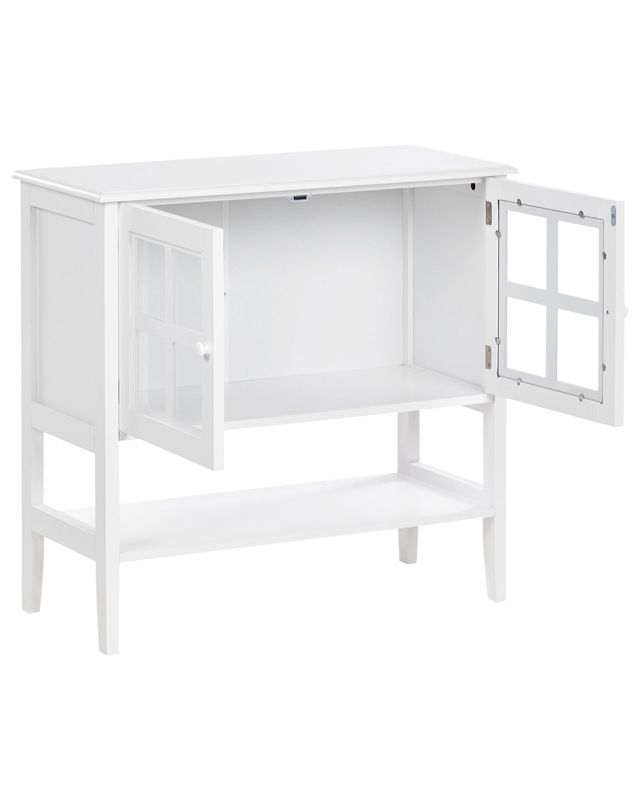 Witryna Z półką Inlet Drewno 80 cm 36 cm Biały 1 szt.