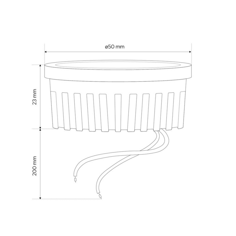 Wkład Edo Gari LED Insert 4,8W NW, 4000K barwa neutralna, 500lm, 220-240V 1 szt.