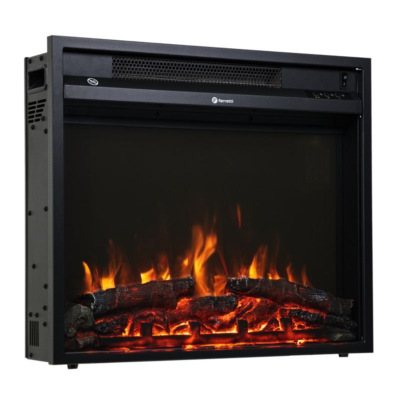 Wkład palenisko kominek elektryczny LED FERRETTI slim 15 cm głębokości ...