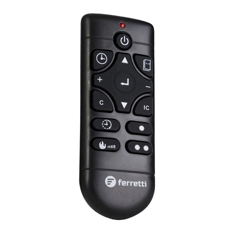 Wkład palenisko kominek elektryczny LED FERRETTI slim 15 cm głębokości ...