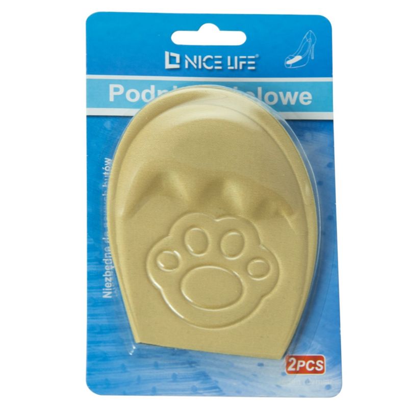 Wkładki Do Butów EDANTI Pod Palce Materiałowe Miękkie Beżowe 1 szt.