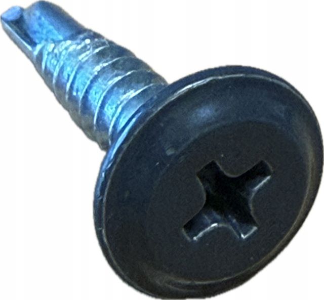 Wkręt samowiercący z łbem talerzykowym 4,2 x 19 mm RAL 7024 100 szt.