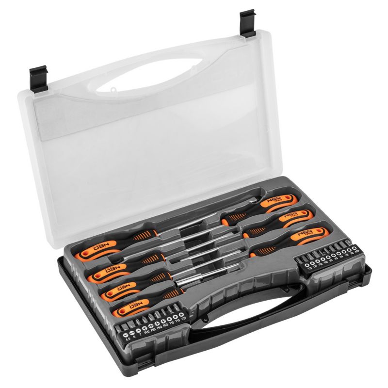 Wkrętaki  i końcówki wkrętakowe NEO TOOLS zestaw 27 szt 1 kpl