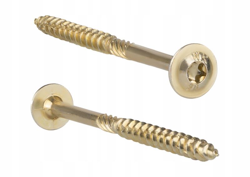 Wkręty ciesielskie Klimas WKCP 8x50 mm do drewna z łbem talerzowym 50szt