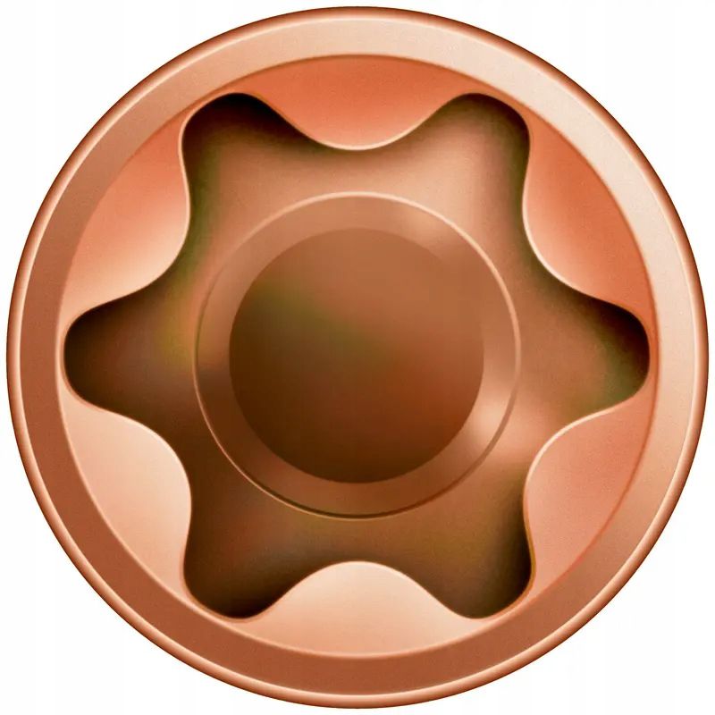 Wkręty Do Deski Tarasowej Spax 5x50mm Stal Szlachetna Stare Złoto 500 szt.