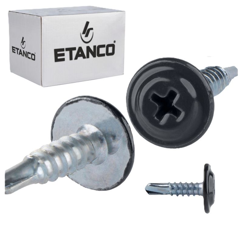 Wkręty podkładkowe Etanco GM-B 4,2x16 mm samowiercące RAL 7016 250szt