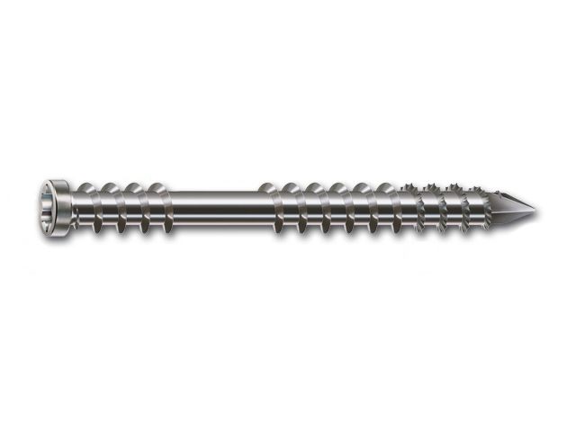 Wkręty Tarasowe Nierdzewne Spax  5x50mm Srebro-Inox  200Sszt.
