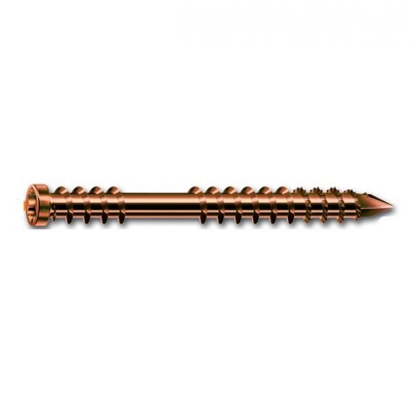 Wkręty Tarasowe Nierdzewne Spax 5x60mm Stare Złoto 100 szt.