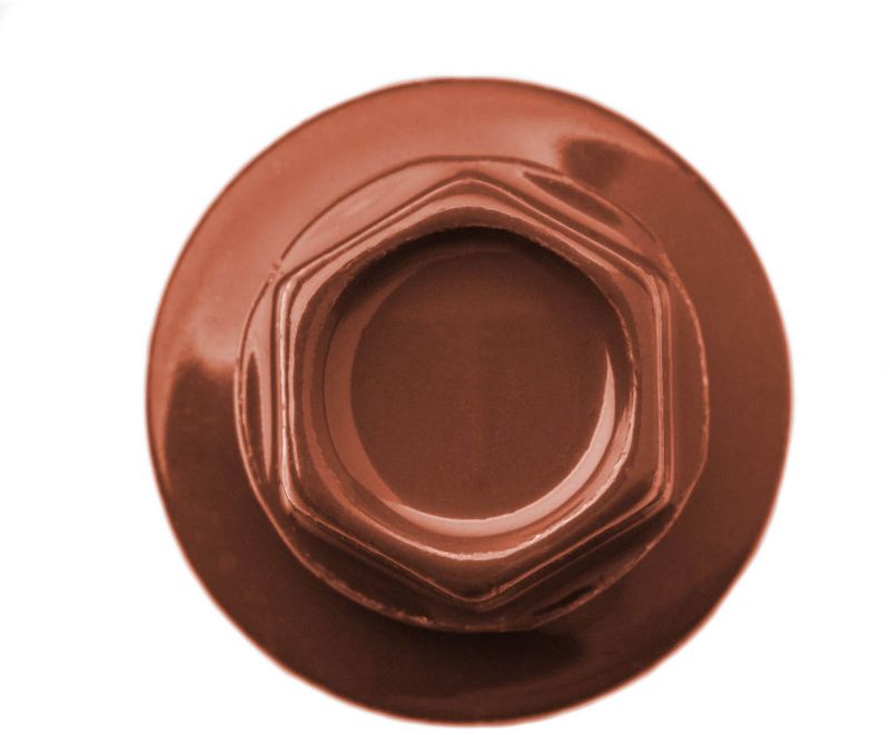 Wkręt samowiercący Diall OD 4,8 x 35 mm brązowy miedziany 50 szt.