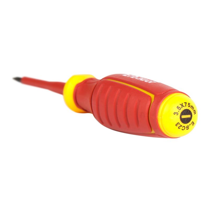 Wkrętak płaski VDE Erbauer 75 x 3,5 mm