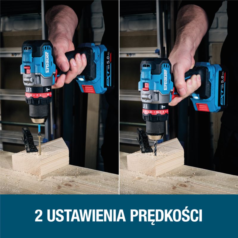 Wkrętarka Erbauer G2 18 V bez akumulatora