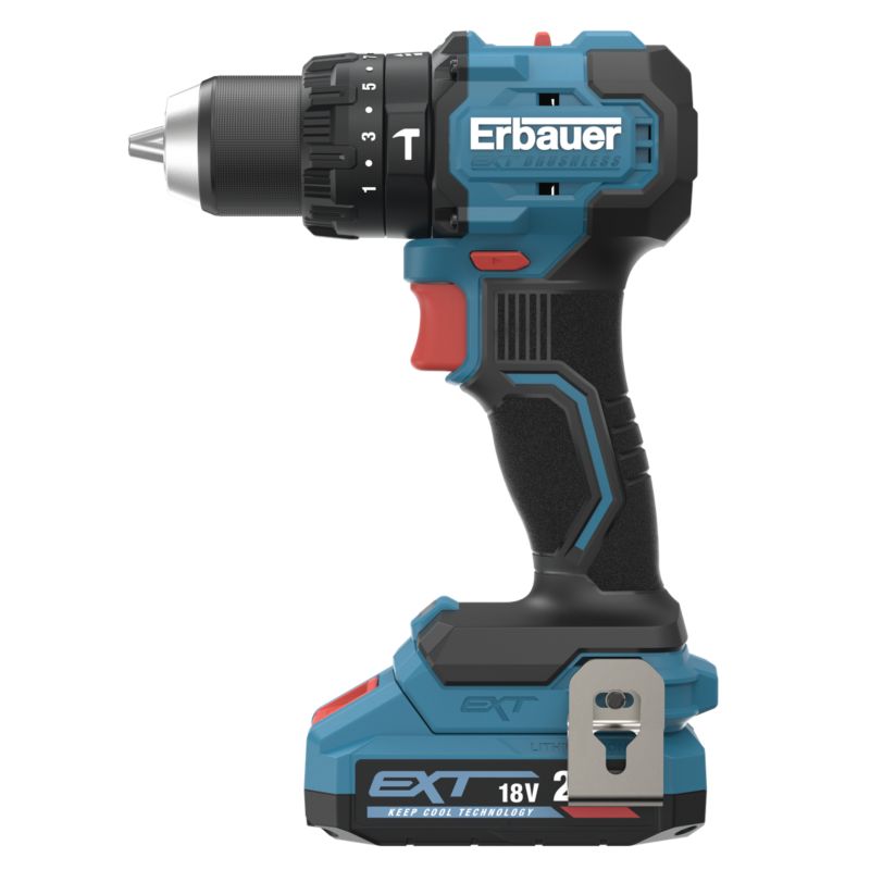 Wiertarko Wkrętarka udarowa Erbauer G2 2 x 2 Ah 18 V model