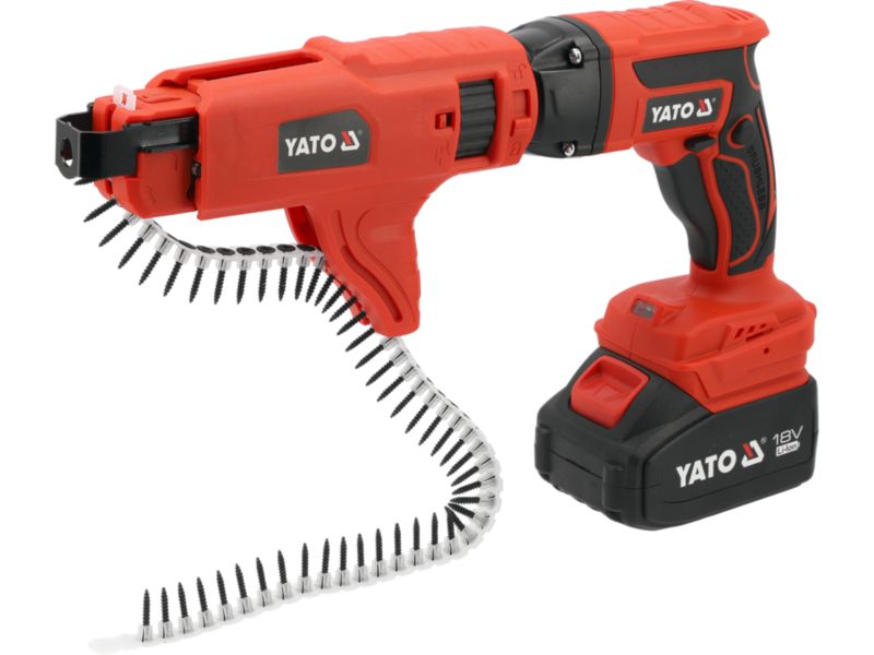 Wkrętarka taśmowa Yato 18V 1 x 4 Ah