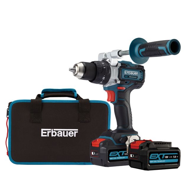 Wkrętarka udarowa Erbauer 18 V 2 x 5 Ah