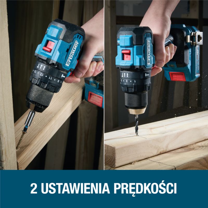 Wkrętarka udarowa Erbauer G2 18 V bez akumulatora