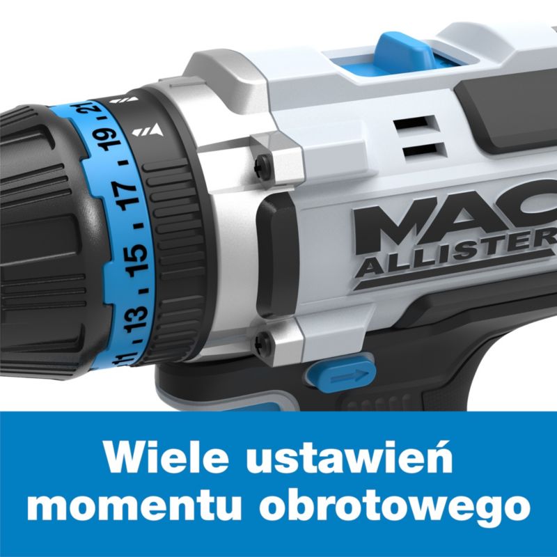 Wkrętarka udarowa Mac Allister Solo 18V 2x2,0Ah