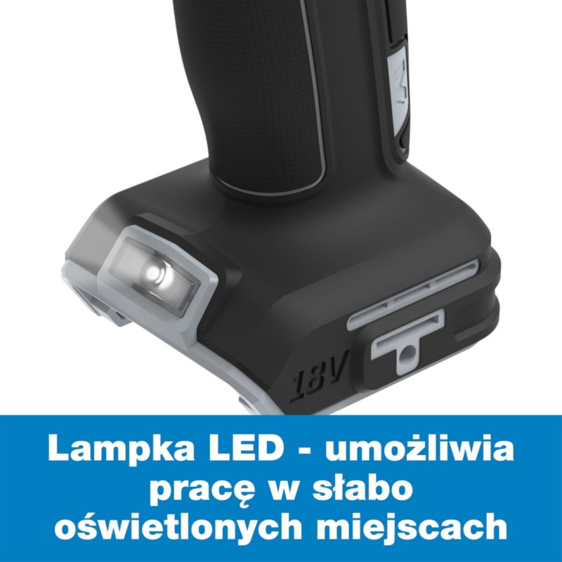 Wkrętarka udarowa Mac Allister Solo 18V 2x2,0Ah