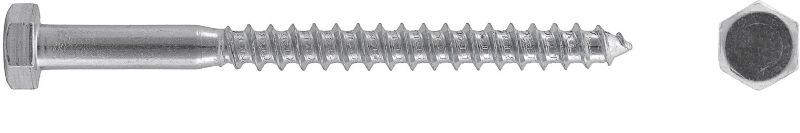 Wkręty do drewna Azmet 4,8 x 25 mm łeb sześciokątny kg