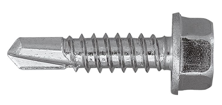Wkręty samowiercące Diall 4,8 x 19 mm ocynkowane brąz granatowy 20 szt.
