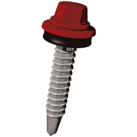 Wkręty samowiercące Diall 4,8 x 35 mm czerwone 20 szt.