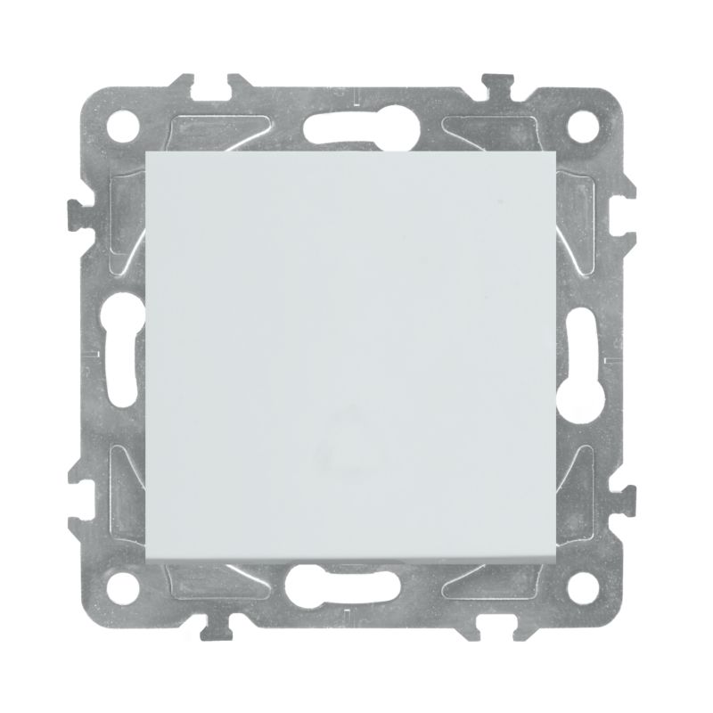Włącznik pojedynczy DMP Solid Electromalt QUAD biały