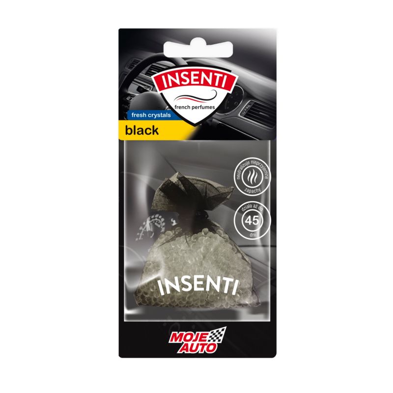 Woreczek zapachowy Moje Auto Insenti black