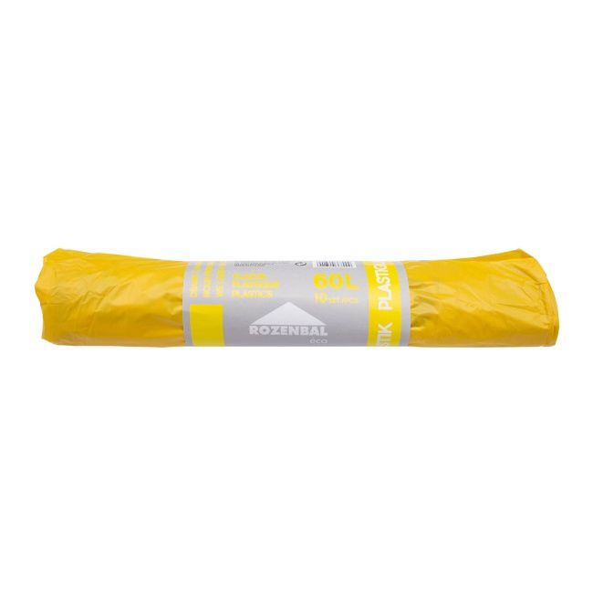Worek do segregacji plastiku Rozenbal żółty 60 l 10 szt.