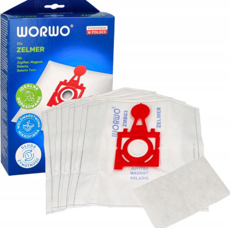 Worek  WORWO do odkurzacza syntetyczny ZMB03K   1opak.