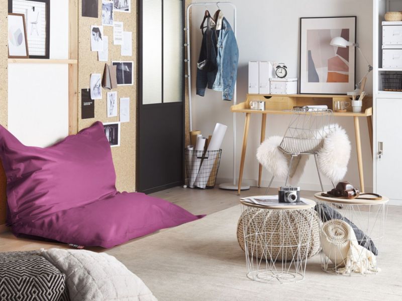 Worek XL Purpurowy Fuzzy 1 szt.