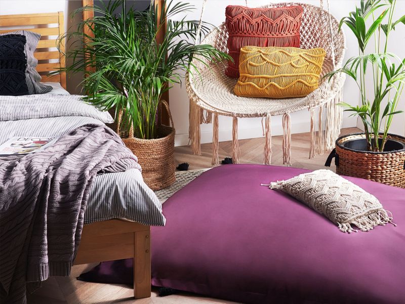 Worek XL Purpurowy Fuzzy 1 szt.
