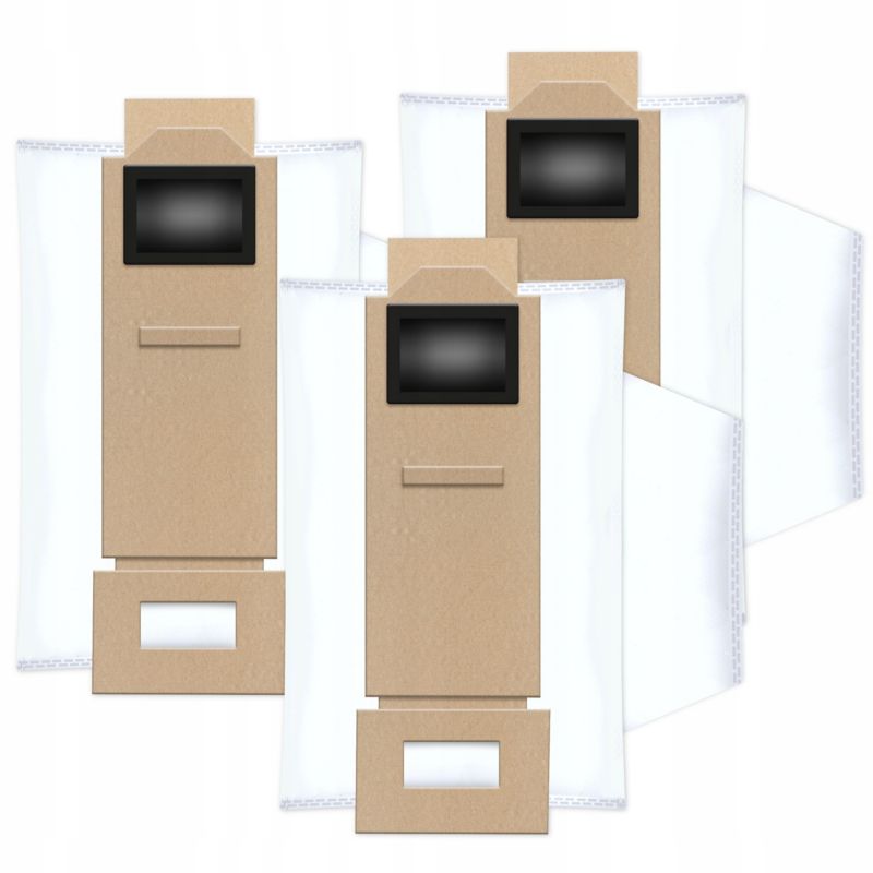 Worki do robota sprzątającego, Sillar, syntetyczne, zamiennik do Xiaomi RoboRock S7 S7+ Max T7S T7S Plus, 3szt