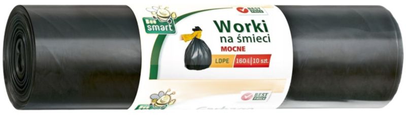 Worki na śmieci Bee Smart LDPE 160L 10 szt.