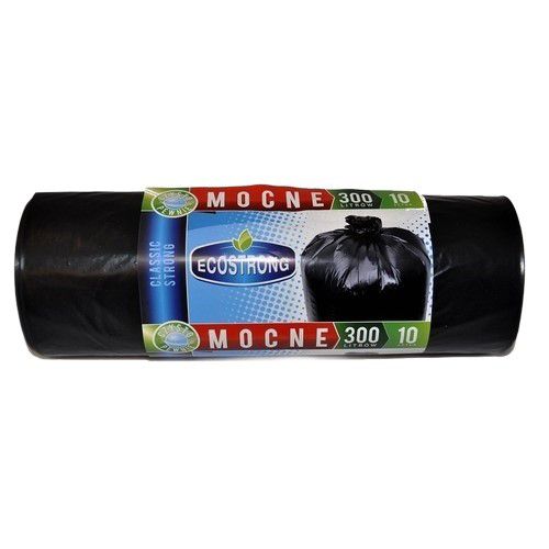 Worki na śmieci  Ecostrong 300l Czarne Duże Super Mocne  10 szt.