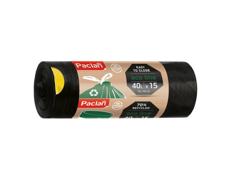 Worki na śmieci Paclan 40L ECO LINE 15 szt.