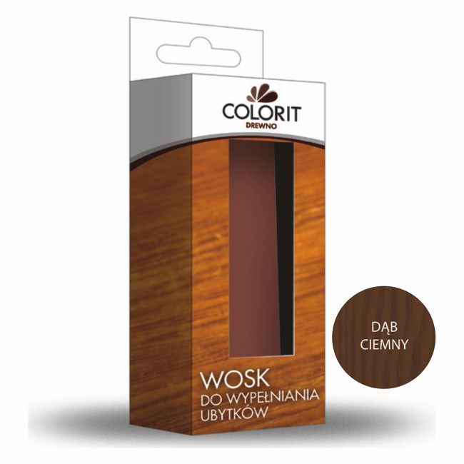 Wosk do wypełniania ubytków Colorit Drewno dąb ciemny 15 g