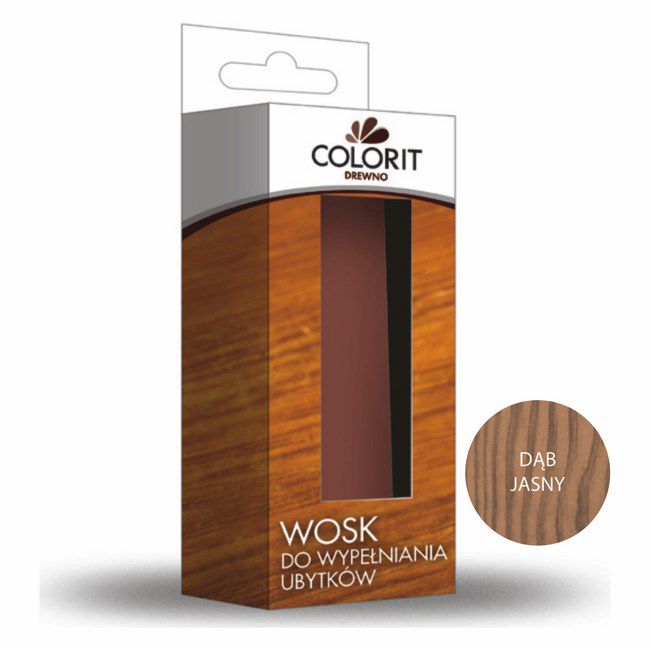 Wosk do wypełniania ubytków Colorit Drewno dąb jasny 15 g