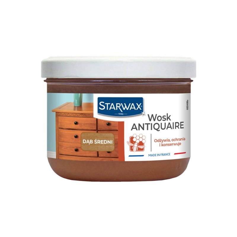 Wosk Starwax Antiquaire dąb średni 375 ml