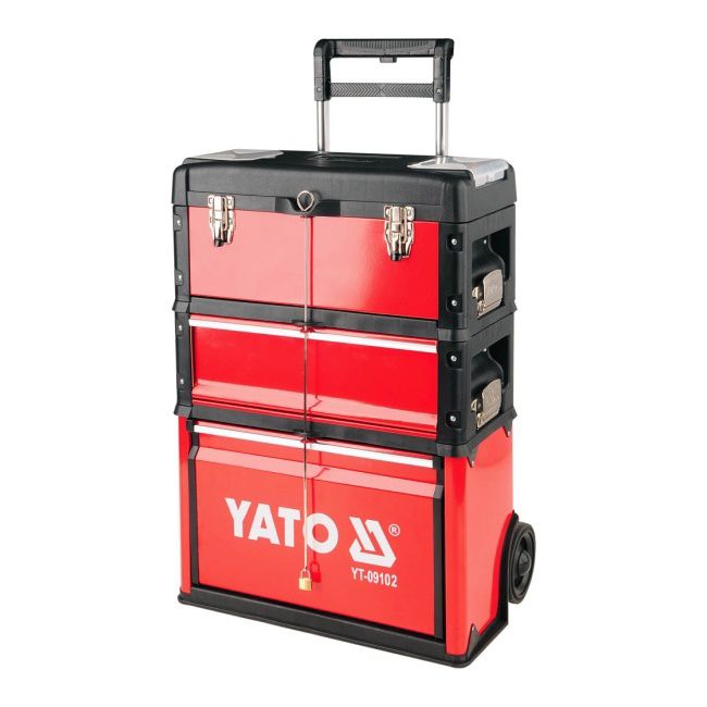 Wózek narzędziowy Yato 3 - częsciowy metalowy