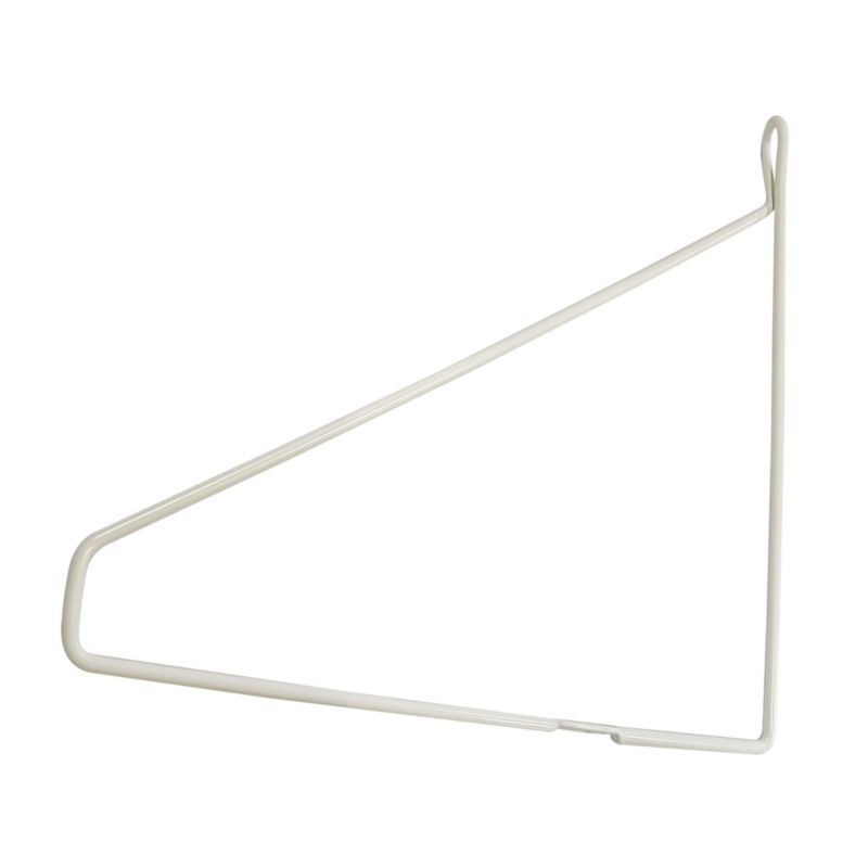 Wspornik GoodHome Arama 200 x 220 mm biały