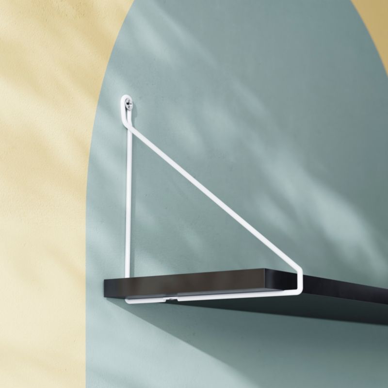 Wspornik GoodHome Arama 200 x 220 mm biały